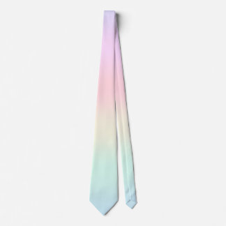 Modern colourful gradient Watercolor Rainbow Tie