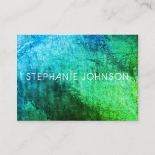 Modern Colourful Grunge and text Business Card
