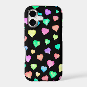 Modern Colourful Heart Pattern