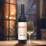Modern Colourful Jingle Bell Jingle Bell Wine Label<br><div class="desc">Introducing our Modern Colourful Jingle Bell Jingle Bell product,  exclusively available on Zazzle! 
Make your holidays extra special with these joyful and stylish jingle bells from Zazzle. Order now and get ready to ring in the season with a splash of colour and a whole lot of fun!</div>