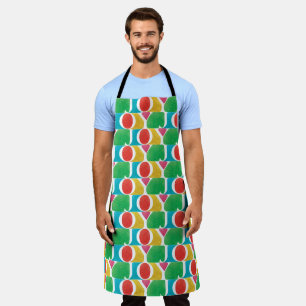 MODERN colourful JOY JOY JOY CHRISTMAS HOLIDAY Apron
