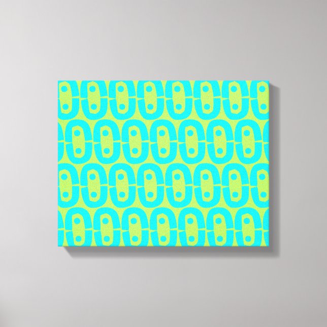 modern colourful pattern canvas print (Front)