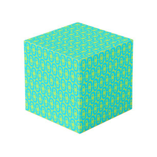 modern colourful pattern cube