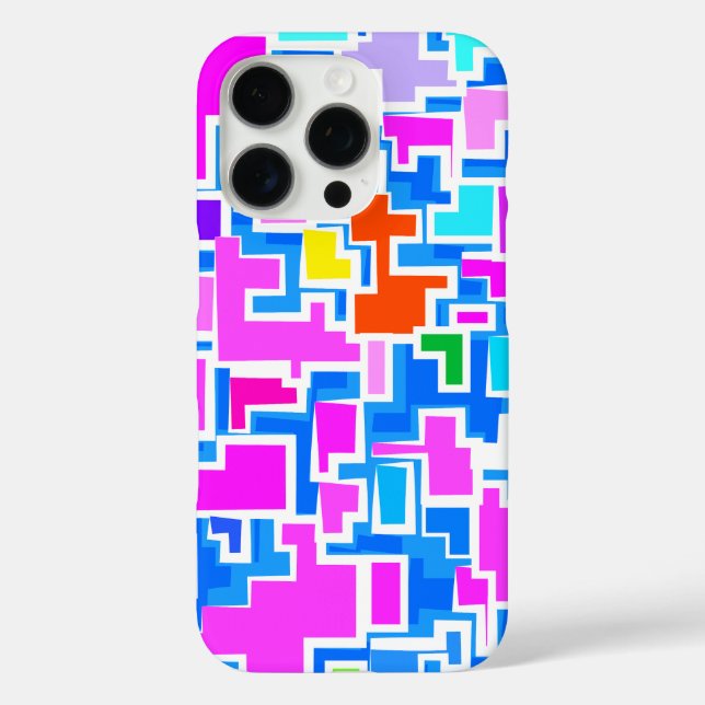 Modern Colourful Pattern Design Case-Mate iPhone Case (Back)