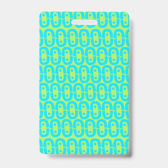 modern colourful pattern ID badge (Front)