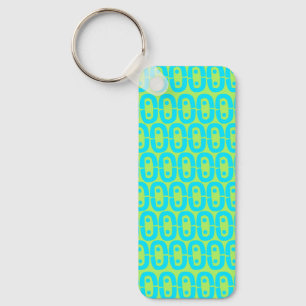 modern colourful pattern key ring