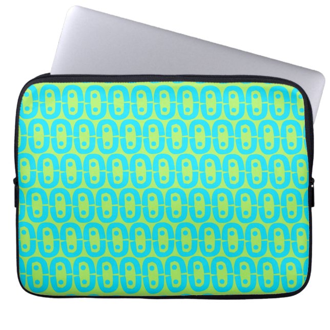 modern colourful pattern laptop sleeve (Front)