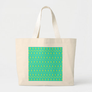 modern colourful pattern large tote bag