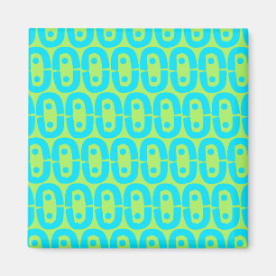 modern colourful pattern magnet