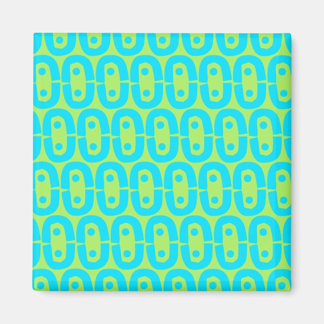 modern colourful pattern magnet (Front)