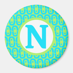 modern colourful pattern magnet