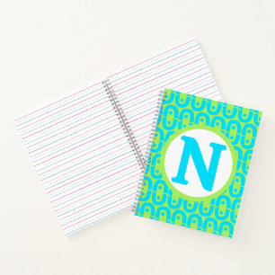 modern colourful pattern notebook