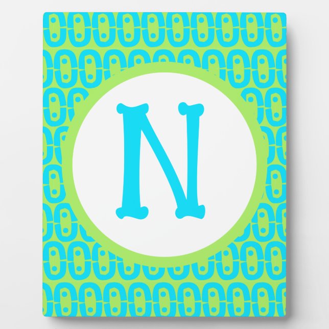 modern colourful pattern plaque (Front)
