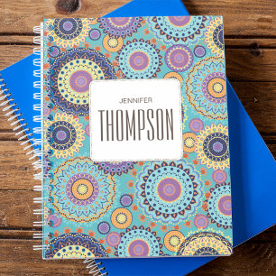 Modern Colourful Personalised Geometric  Planner