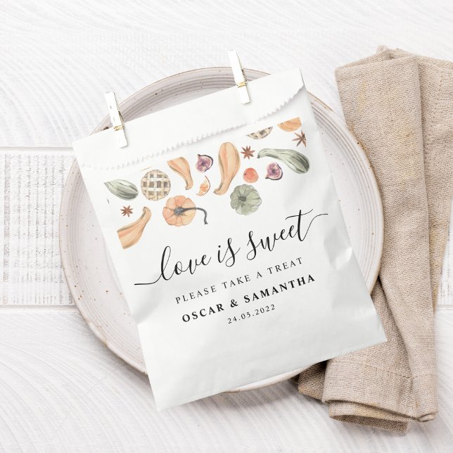 Modern Colourful Pumpkin Autumn  Favour Bags (Creator Uploaded)