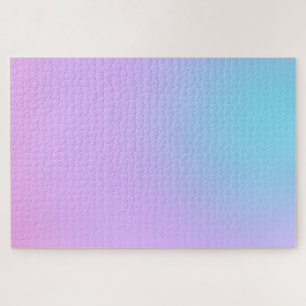 Modern colourful Rainbow gradient Watercolor  Jigsaw Puzzle
