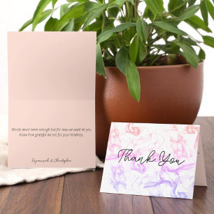 Modern Colourful Rainbow Mist Matching Inside Colo Note Card