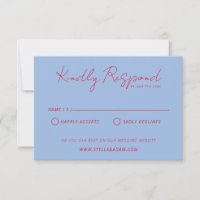Modern Colourful Retro Fun Wedding Simple Website