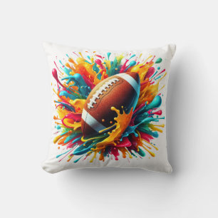 Modern Colourful Splash Game Ball Sports Cushion