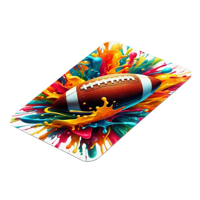 Modern Colourful Splash Game Ball Sports Magnet (Left Side)