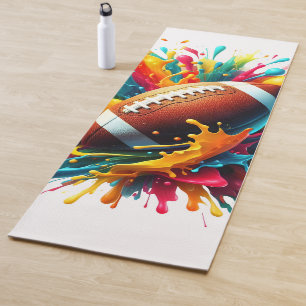 Modern Colourful Splash Game Ball Sports Yoga Mat