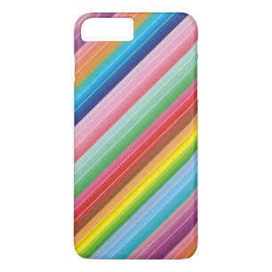 Modern colourful striped pattern custom Case-Mate iPhone case