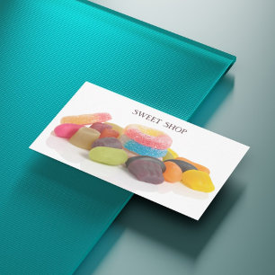 Modern Colourful Sweet Shop Business Card