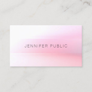 Modern Colourful Template Elegant Design Trendy Business Card