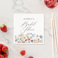 Modern Colourful Wildflower Floral Bridal Shower