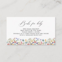 Modern Colourful Wildflowers Floral Books For Baby