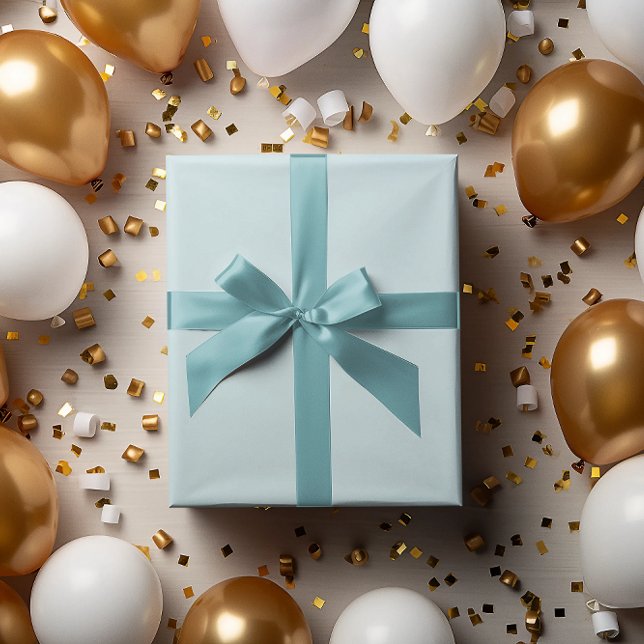 Modern Colours - Aqua Pastel Wrapping Paper Roll (Creator Uploaded)