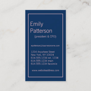 Modern Colours :: Blue & Pink Business Card