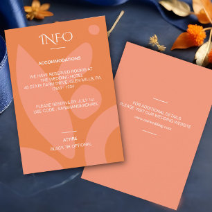 Modern Colours Collage, Accommodation Enclosure Card