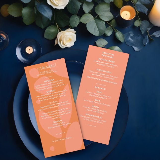 Modern Colours Collage  Menu (Creator Uploaded)