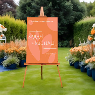 Modern Colours Collage Seating Chart