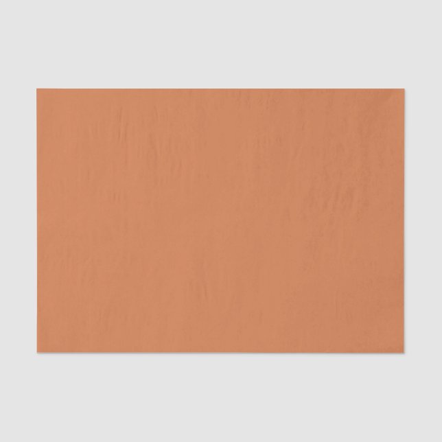 Modern Colours Earthy Orange Tissue Paper (Front)