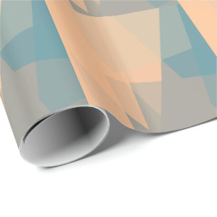 Modern Colours Mosaic Geometric Pattern #11 Wrapping Paper