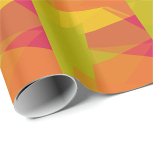 Modern Colours Mosaic Geometric Pattern #12 Wrapping Paper