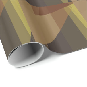 Modern Colours Mosaic Geometric Pattern #16 Wrapping Paper