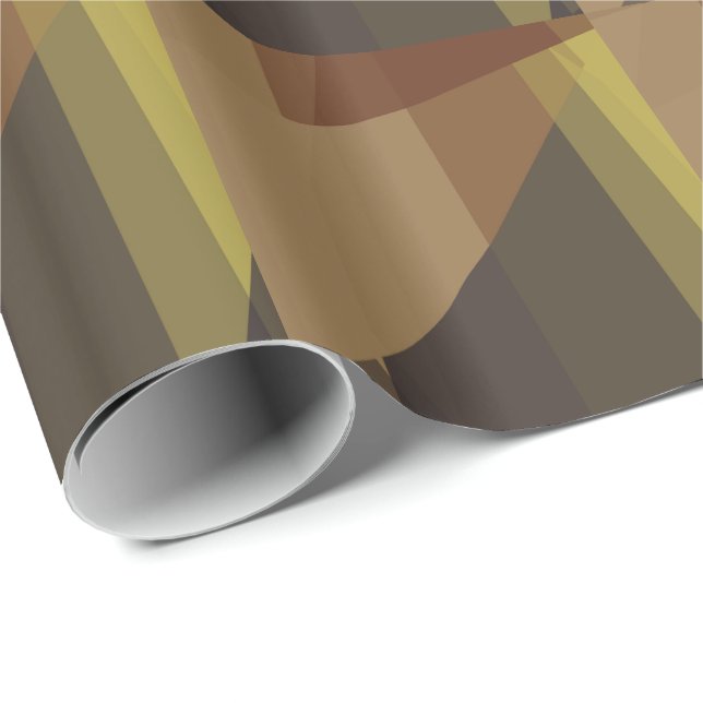 Modern Colours Mosaic Geometric Pattern #16 Wrapping Paper (Roll Corner)