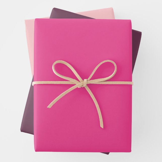 Modern Colours - Set 13 Wrapping Paper Sheets (In situ)