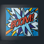 Modern Comic Book Pop Art BOOM Tapestry<br><div class="desc">A fun,  cool and trendy retro comic book pop art design that puts the wham,  zap,  pow into any superhero's day. Designed by Thisisnotme©</div>