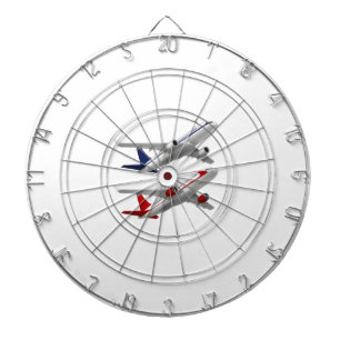 Modern Commercial Aeroplanes Radar Jet Pilot Dartboard