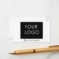 Modern Company Business Logo Social Media Plain