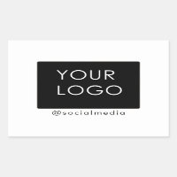 Modern Company Business Logo Social Media White 