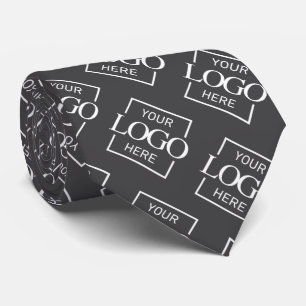 Modern Company Custom Logo Pattern Professional Tie