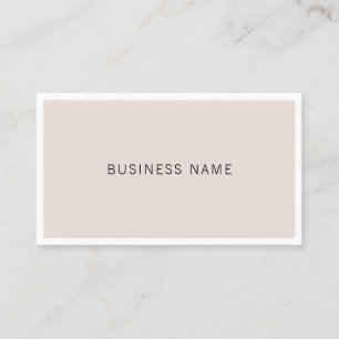 Modern Company Elegant Cool Simple Firm Plain Business Card