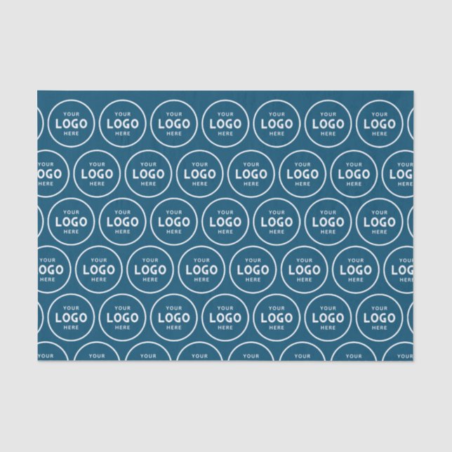Modern Company or Business Packaging  Tissue Paper (Front)