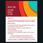 Modern Concept, Graphic Designer Advertising Flyer<br><div class="desc">Modern Concept,  Graphic Designer Advertising Flyers By The Business Card Store.</div>