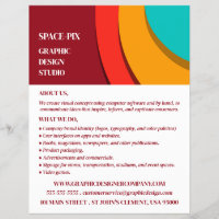 Modern Concept, Graphic Designer Advertising